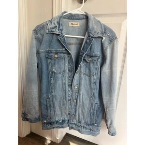 Madewell The Oversized Denim Jean Jacket- Size XS